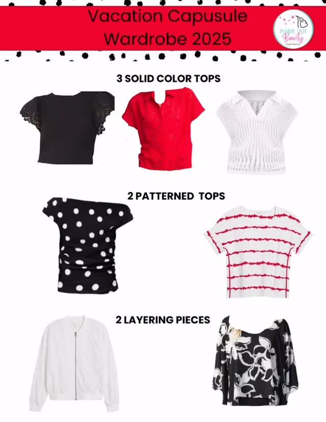 ✈️ Ready to pack smarter, not heavier?

I created my very first Vacation Capsule Wardrobe for a recent trip—16 outfits from just a few key pieces! 🙌👚👡

I’m sharing the full breakdown (plus outfit inspo + tips!) in this week’s email… but here’s a sneak peek! 👀

Want to see it all? 💌 Join my newsletter and receive the full capsule, including photos, and discover how you can create your own.

Don’t wait to click on the link in bio to sign up...the email goes out tomorrow!

Your next getaway just got a whole lot easier—and more stylish. 😉

#insideoutbeauty #stylebycolor #coloranalysis #styleconsultant #styleinspiration #capsulewardrobe